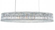 Schonbek 1870 6680S - Plaza 9 Light 120V Pendant in Polished Stainless Steel with Clear Crystals from Swarovski
