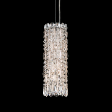 Schonbek 1870 RS8341N-401H - Sarella 3 Light 120V Mini Pendant in Polished Stainless Steel with Clear Heritage Handcut Crystal
