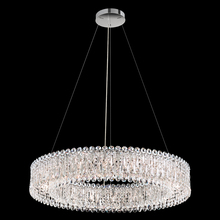 Schonbek 1870 RS8349N-401H - Sarella 18 Light 120V Pendant in Polished Stainless Steel with Clear Heritage Handcut Crystal