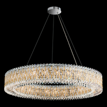 Schonbek 1870 RS8350N-48H - Sarella 27 Light 120V Pendant in Antique Silver with Clear Heritage Handcut Crystal