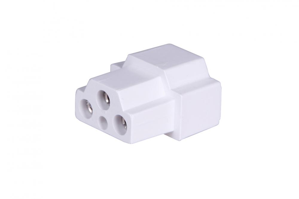 Under Cabinet Light End-To-End Connector in White