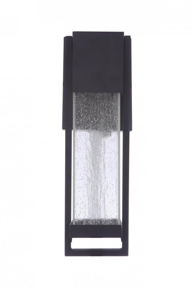 Bryce 1 Light Small Outdoor LED Wall Lantern in Midnight