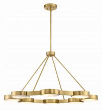 Crystorama ORS-738-MG-ST - Orson 8 Light Modern Gold Chandelier
