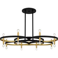 Quoizel WID5050MBK - Winsland 8-Light Matte Black Chandelier