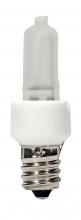 Satco Products Inc. S4485 - 60 Watt; Halogen / Excel; T3; Frosted; 3000 Average rated hours; 950 Lumens; Candelabra base; 120
