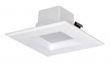 Satco Products Inc. S9756 - 10 watt LED Downlight Retrofit; 4 inch square shape; 2700K; 120 volt