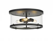 Z-Lite 3032F-MB - 3 Light Flush Mount