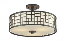 Z-Lite 329-SF16-BRZ - 3 Light Semi Flush Mount