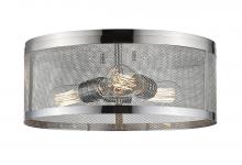 Z-Lite 331F14-CH - 3 Light Flush Mount