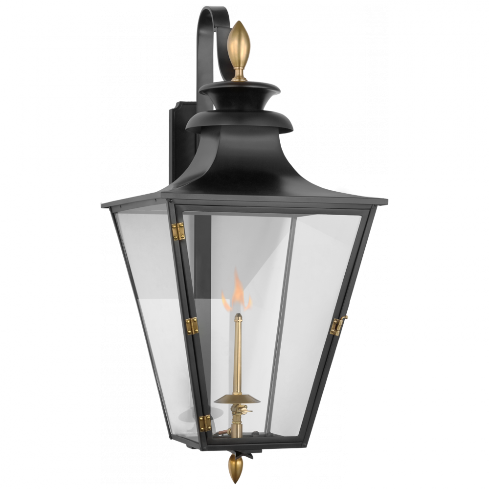 Albermarle Medium Bracketed Gas Wall Lantern