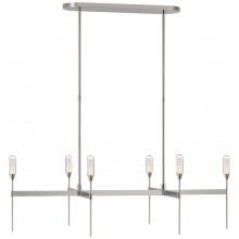 Visual Comfort & Co. Signature Collection PB 5046PN-CG - Overture Medium Uplight Linear Chandelier