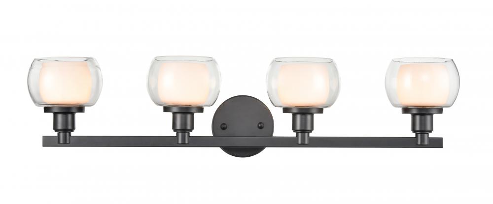 Cairo - 4 Light - 31 inch - Black - Bath Vanity Light