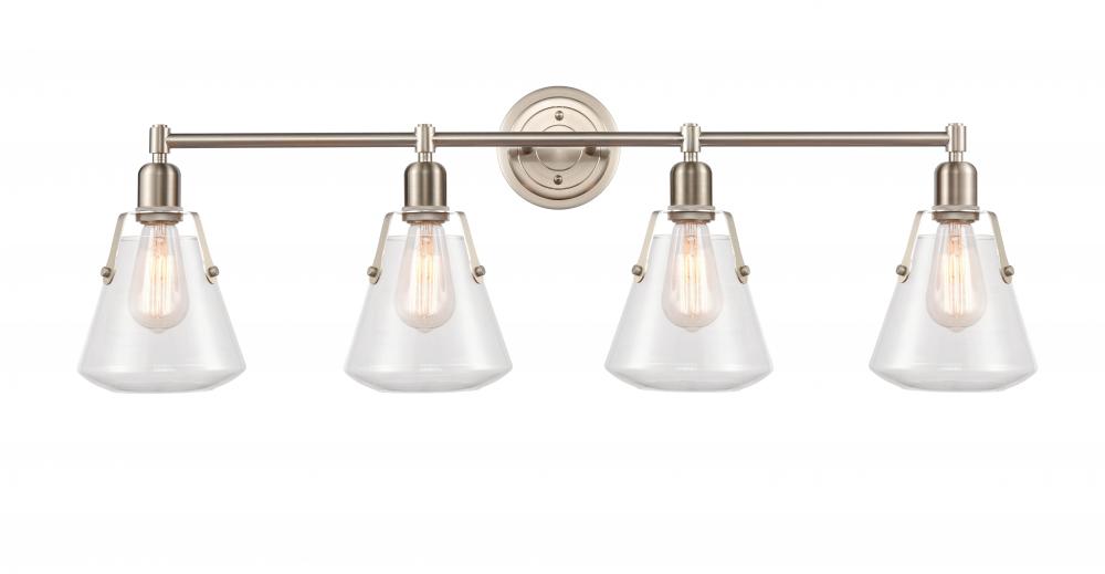 Luna - 4 Light - 40 inch - Satin Nickel - Bath Vanity Light