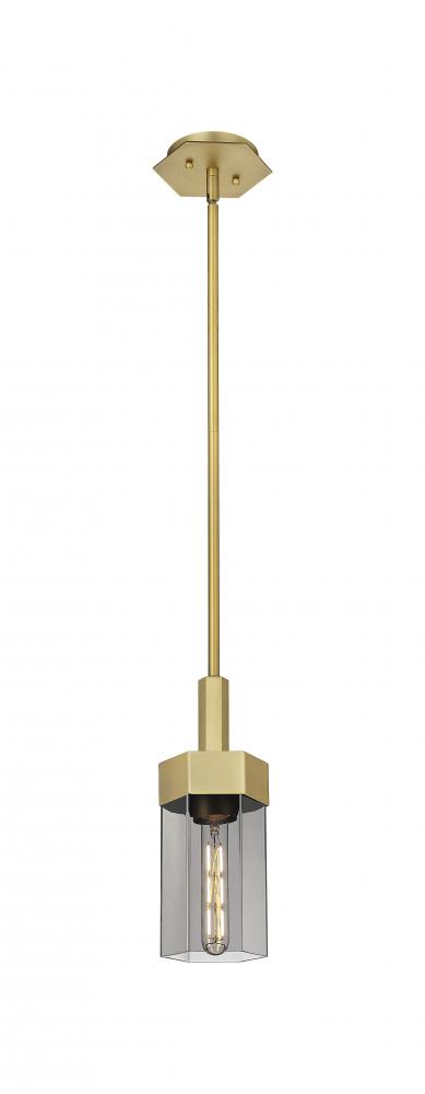 Claverack - 1 Light - 6 inch - Brushed Brass - Pendant