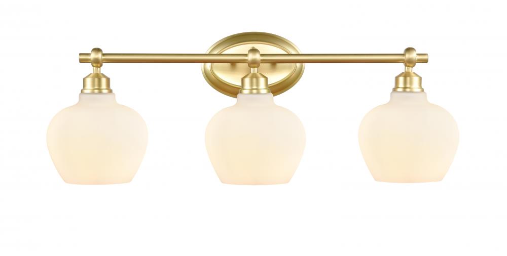 Amina - 3 Light - 27 inch - Satin Brass - Bath Vanity Light