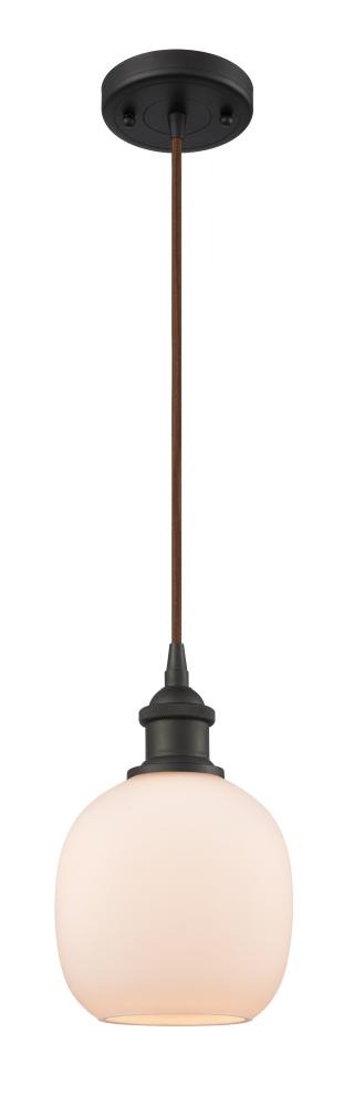 Belfast - 1 Light - 6 inch - Oil Rubbed Bronze - Cord hung - Mini Pendant