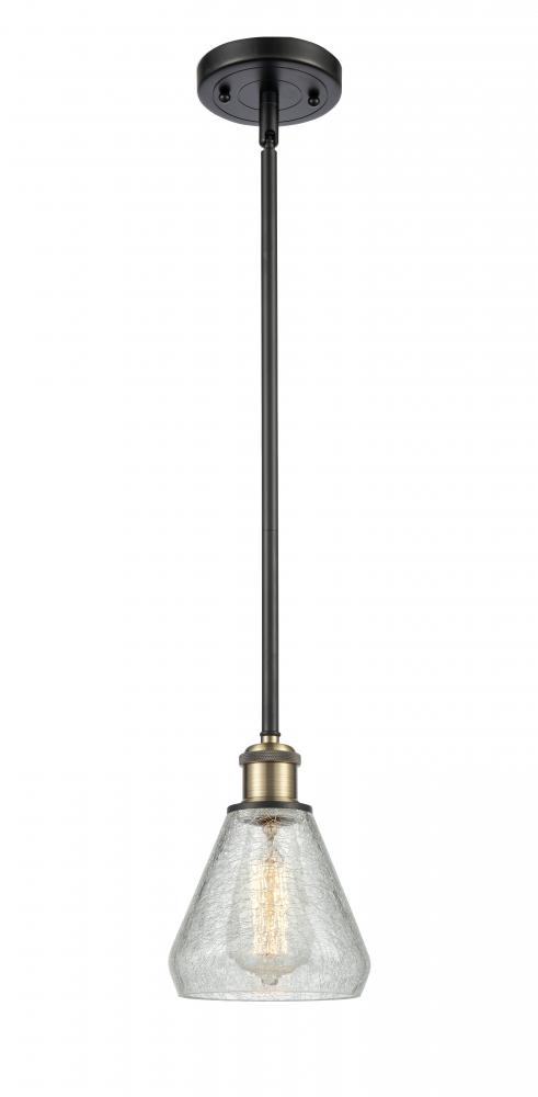 Conesus - 1 Light - 6 inch - Black Antique Brass - Mini Pendant