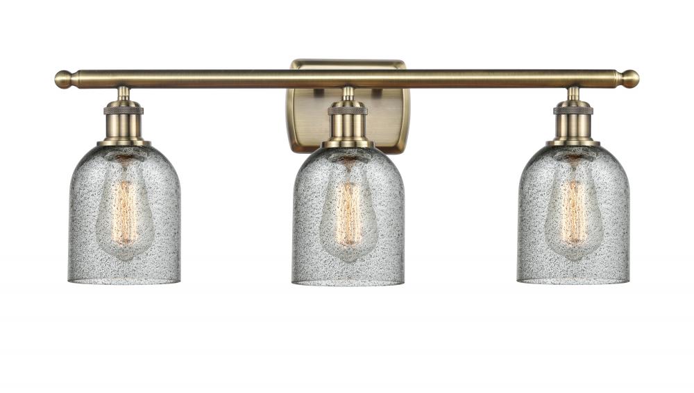 Caledonia - 3 Light - 25 inch - Antique Brass - Bath Vanity Light