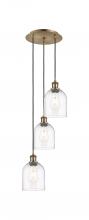 Innovations Lighting 113B-3P-AB-G558-6CL - Bella - 3 Light - 12 inch - Antique Brass - Cord hung - Multi Pendant