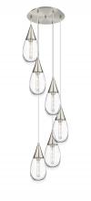 Innovations Lighting 116-450-1P-SN-G450-6CL - Malone - 6 Light - 17 inch - Brushed Satin Nickel - Multi Pendant