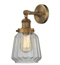 Innovations Lighting 203-BB-G142 - Chatham - 1 Light - 7 inch - Brushed Brass - Sconce