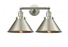 Innovations Lighting 208-SN-M10-SN - Briarcliff - 2 Light - 19 inch - Brushed Satin Nickel - Bath Vanity Light