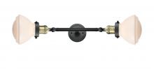 Innovations Lighting 208L-BAB-G321 - Olean - 2 Light - 7 inch - Black Antique Brass - Bath Vanity Light