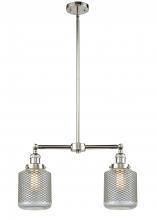 Innovations Lighting 209-PN-G262 - Stanton - 2 Light - 23 inch - Polished Nickel - Stem Hung - Island Light