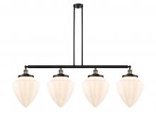 Innovations Lighting 214-BAB-G661-12 - Bullet - 4 Light - 50 inch - Black Antique Brass - Stem Hung - Island Light