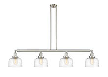 Innovations Lighting 214-SN-G713 - Bell - 4 Light - 53 inch - Brushed Satin Nickel - Stem Hung - Island Light