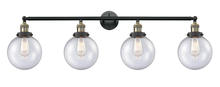 Innovations Lighting 215-BAB-G204-8 - Beacon - 4 Light - 44 inch - Black Antique Brass - Bath Vanity Light