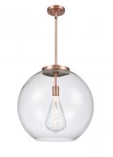 Innovations Lighting 221-1S-AC-G122-18 - Athens - 1 Light - 18 inch - Antique Copper - Cord hung - Pendant