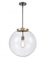 Innovations Lighting 221-1S-BAB-G202-16 - Beacon - 1 Light - 16 inch - Black Antique Brass - Cord hung - Pendant