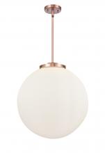 Innovations Lighting 221-3S-AC-G201-18 - Beacon - 3 Light - 18 inch - Antique Copper - Cord hung - Pendant