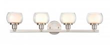 Innovations Lighting 330-4W-SN-CLW - Cairo - 4 Light - 31 inch - Satin Nickel - Bath Vanity Light