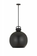 Innovations Lighting 410-1SL-BK-M410-18BK - Newton Sphere - 1 Light - 18 inch - Matte Black - Multi Pendant