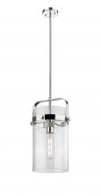 Innovations Lighting 413-1SM-PN-G413-1S-8SDY - Pilaster - 1 Light - 8 inch Glass - Polished Nickel - Pendant