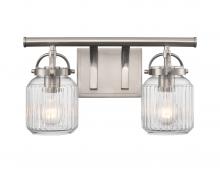 Innovations Lighting 416-2W-SN-G416-6CL - Latreille - 2 Light - 16 inch - Satin Nickel - Bath Vanity Light