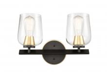 Innovations Lighting 420-2W-BSB-CL - Remy - 2 Light - 15 inch - Black Satin Brass - Bath Vanity Light