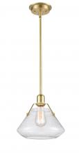 Innovations Lighting 422-1S-SB-G4224-10 - Luna - 1 Light - 11 inch - Satin Brass - Mini Pendant