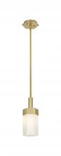 Innovations Lighting 427-1S-BB-G427-9WH - Claverack - 1 Light - 6 inch - Brushed Brass - Pendant
