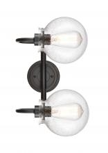 Innovations Lighting 437-2W-BK-G4374 - Olivia - 2 Light - 17 inch - Matte Black - Bath Vanity Light