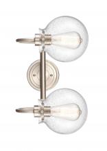 Innovations Lighting 437-2W-SN-SDY - Olivia - 2 Light - 17 inch - Satin Nickel - Bath Vanity Light