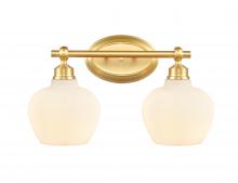 Innovations Lighting 438-2W-SG-G4381 - Amina - 2 Light - 17 inch - Satin Gold - Bath Vanity Light