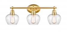 Innovations Lighting 438-3W-SG-G4384 - Amina - 3 Light - 27 inch - Satin Gold - Bath Vanity Light