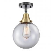 Innovations Lighting 447-1C-BAB-G202-8 - Beacon - 1 Light - 8 inch - Black Antique Brass - Flush Mount