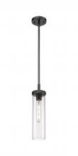 Innovations Lighting 471-1S-BK-G471P-12CL - Lincoln - 1 Light - 4 inch - Matte Black - Pendant