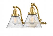 Innovations Lighting 515-2W-SG-G44 - Cone - 2 Light - 18 inch - Satin Gold - Bath Vanity Light