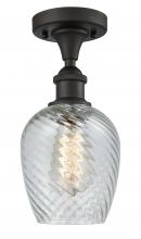 Innovations Lighting 516-1C-OB-G292 - Salina - 1 Light - 6 inch - Oil Rubbed Bronze - Semi-Flush Mount