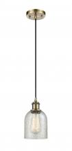 Innovations Lighting 516-1P-AB-G259 - Caledonia - 1 Light - 5 inch - Antique Brass - Cord hung - Mini Pendant